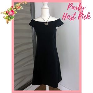 Theory Off Shoulder Sleeveless Blue Sheath Dress 4